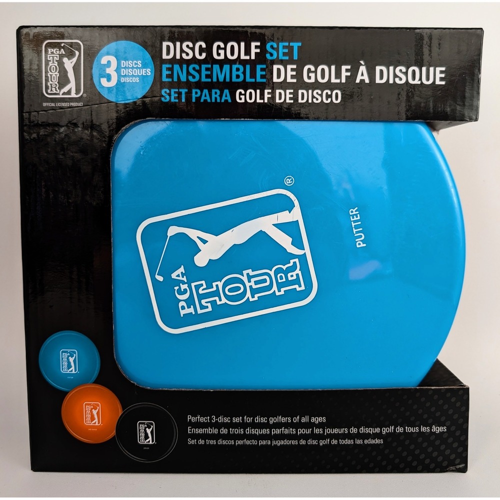 PGA Tour Disc Golf Set 3 Discs Driver Mid-Range Putter AVASC026DS NEW